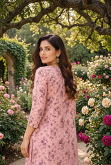 Blush Pink Lawn Suit – Iris Bloom -Summer Edit '26