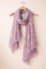 Dusty Thistle Floral Scarf