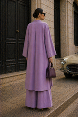 Elegant Women – Soft Power Deep Mauve Mist 2PC Premium Cotton Set (RTW | Summer Drop 05)