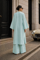 Elegant Women – Soft Power Aqua Glass 2PC Premium Cotton Set (RTW | Summer Drop 05)