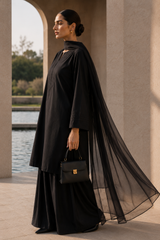 Elegant Women –Midnight Black 2PC Premium Cotton Set (RTW | Summer Drop 06)