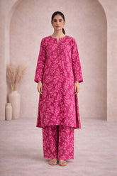 Candy Pink Floral Lawn Suit – Rang-e-Noor- Summer Edit '26