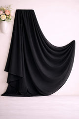 Ash Black Chiffon Duppatta