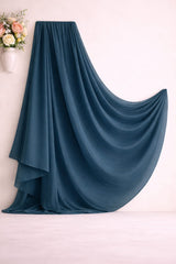 Obsidian Teal Chiffon Duppatta