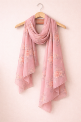 Summer Peony Floral Scarf