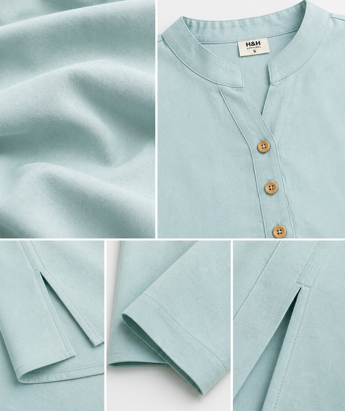 Elegant Women – Soft Power Aqua Glass 2PC Premium Cotton Set (RTW | Summer Drop 05)