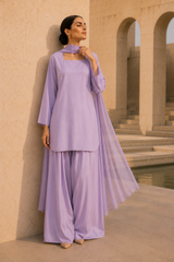 Elegant Women –Lavender Mist 2PC Premium Cotton Set (RTW | Summer Drop 06)