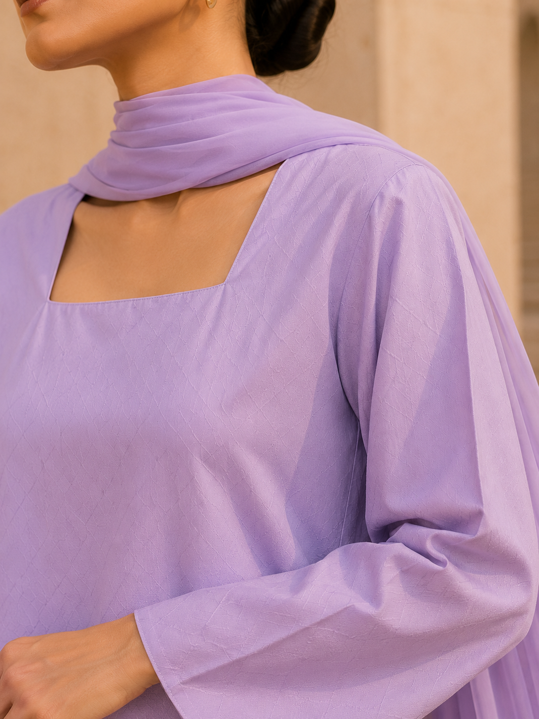 Elegant Women –Lavender Mist 2PC Premium Cotton Set (RTW | Summer Drop 06)