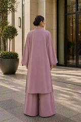 Elegant Women – Soft Power Powdered Rose 2PC Premium Cotton Set (RTW | Summer Drop 05)