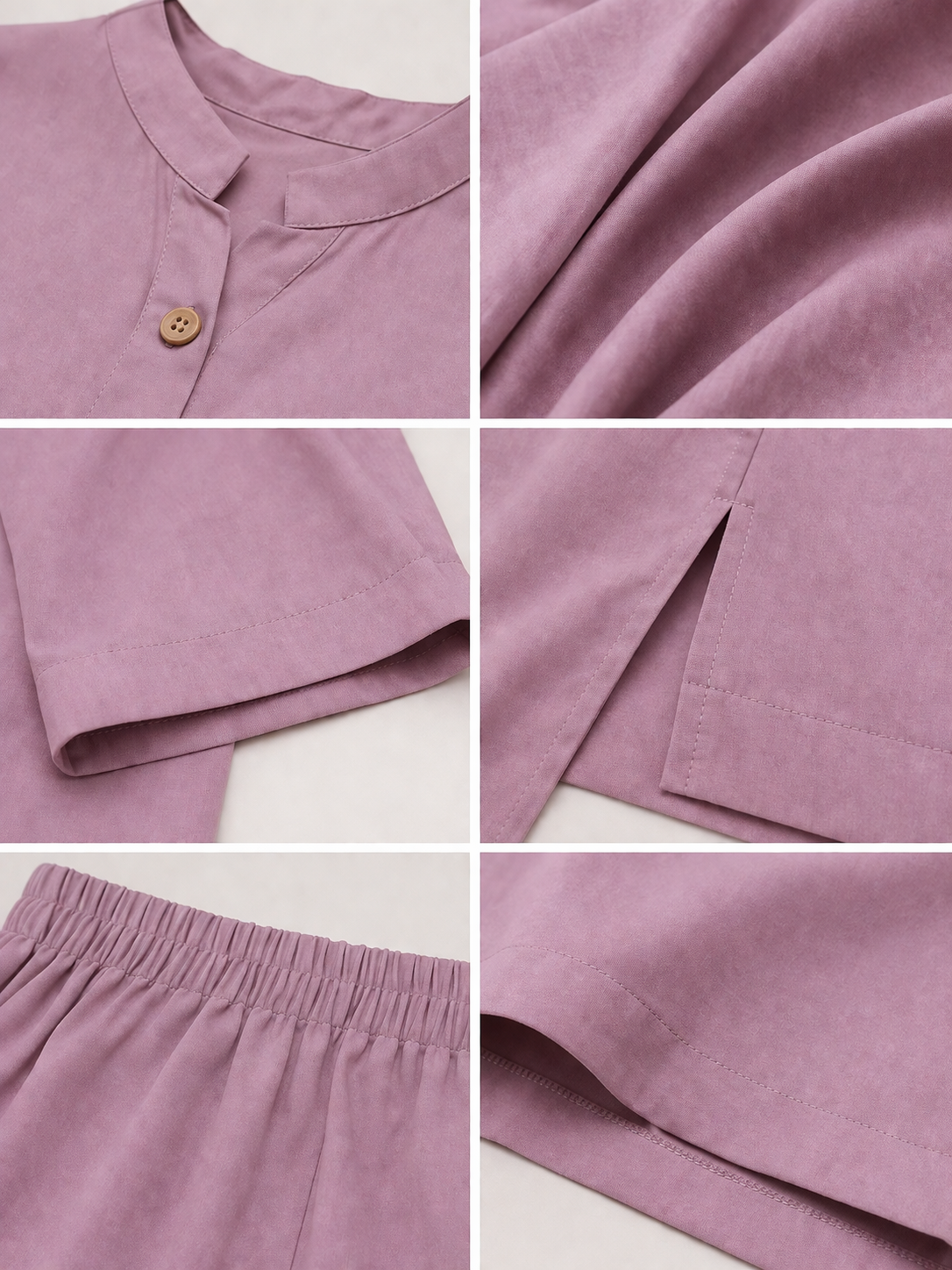 Elegant Women – Soft Power Powdered Rose 2PC Premium Cotton Set (RTW | Summer Drop 05)