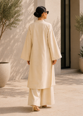 Elegant Women – Soft Power Sand Beige 2PC Premium Cotton Set (RTW | Summer Drop 05)