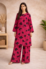 Hot Pink  Printed Lawn Suit – Rang-e-Noor- Summer Edit '26