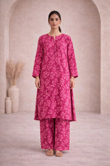 Candy Pink Floral Lawn Suit – Rang-e-Noor- Summer Edit '26