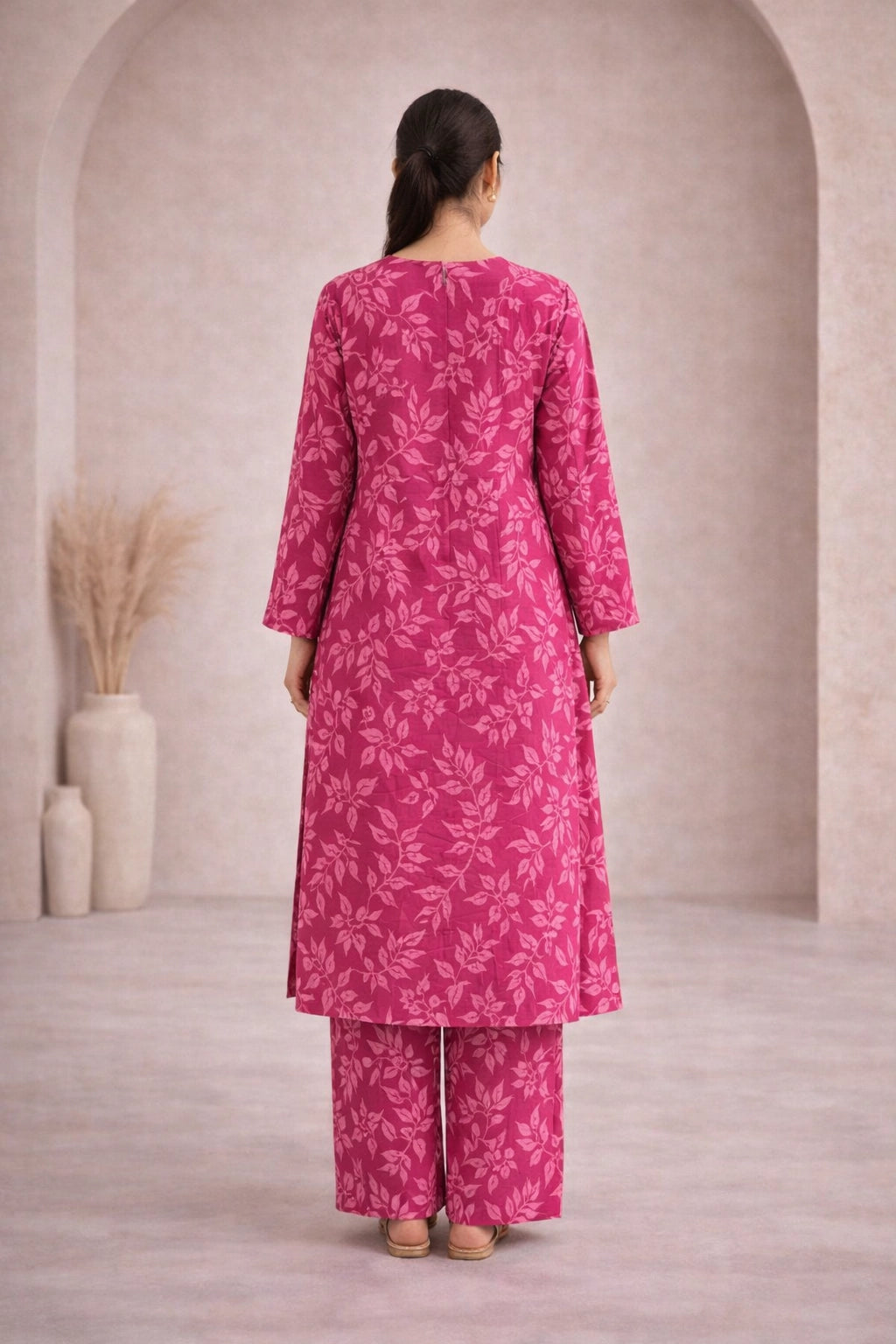 Candy Pink Floral Lawn Suit – Rang-e-Noor- Summer Edit '26