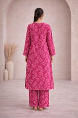 Candy Pink Floral Lawn Suit – Rang-e-Noor- Summer Edit '26