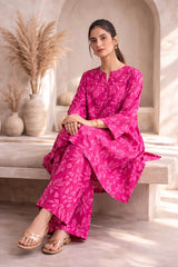 Candy Pink Floral Lawn Suit – Rang-e-Noor- Summer Edit '26