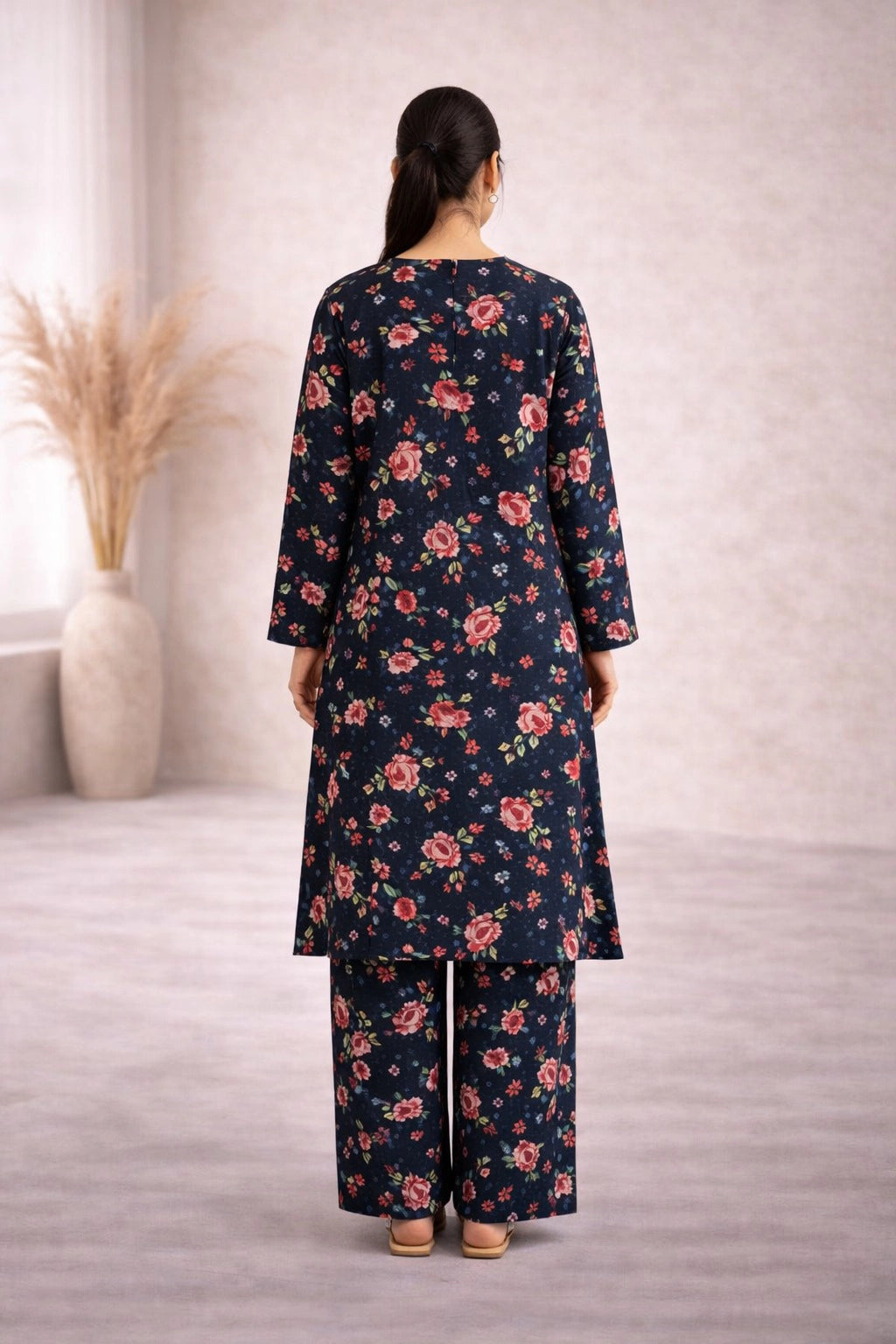 Midnight Floral Lawn Suit – Rang-e-Noor- Summer Edit '26