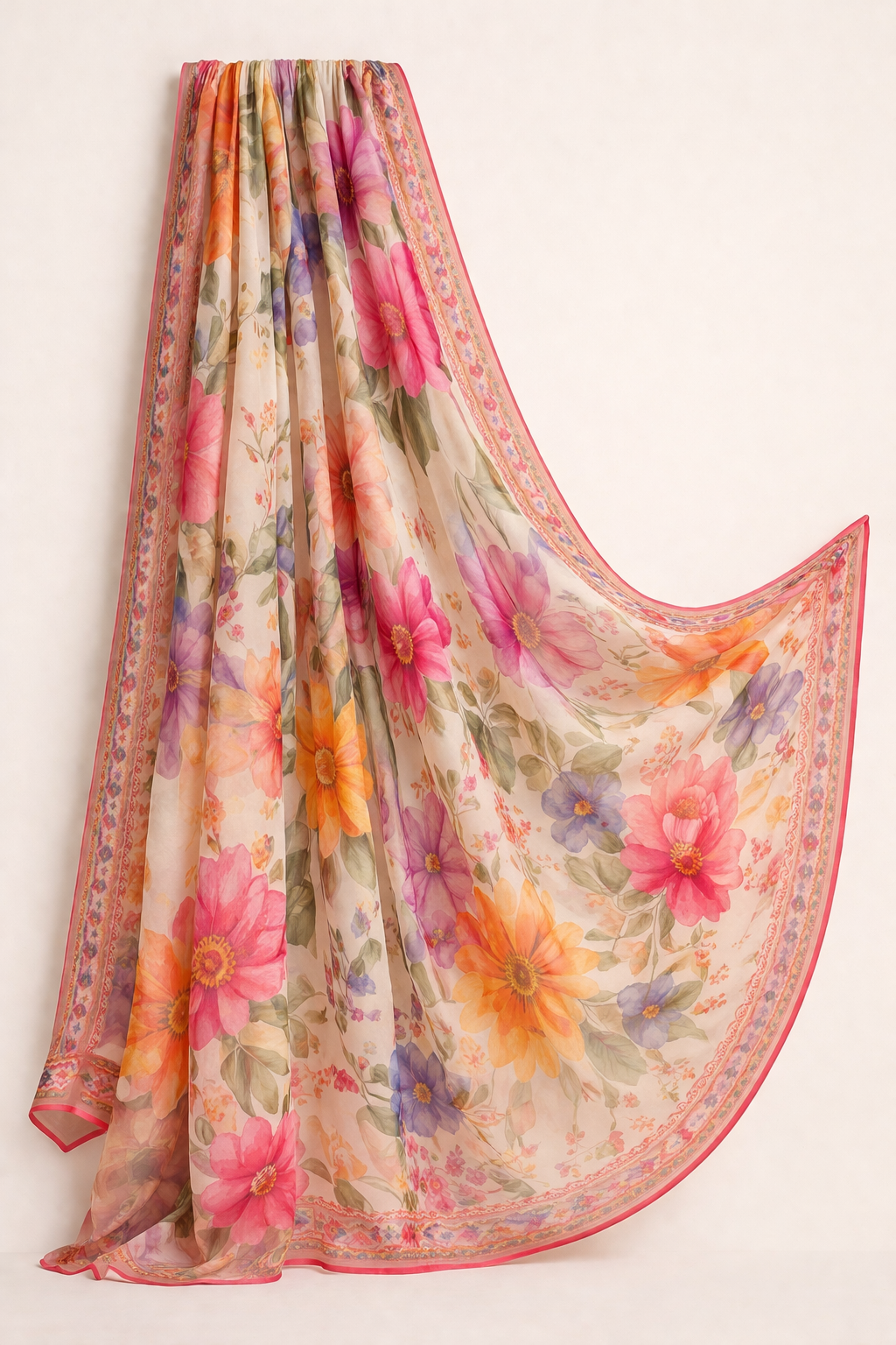 Printed Floral Duppatta