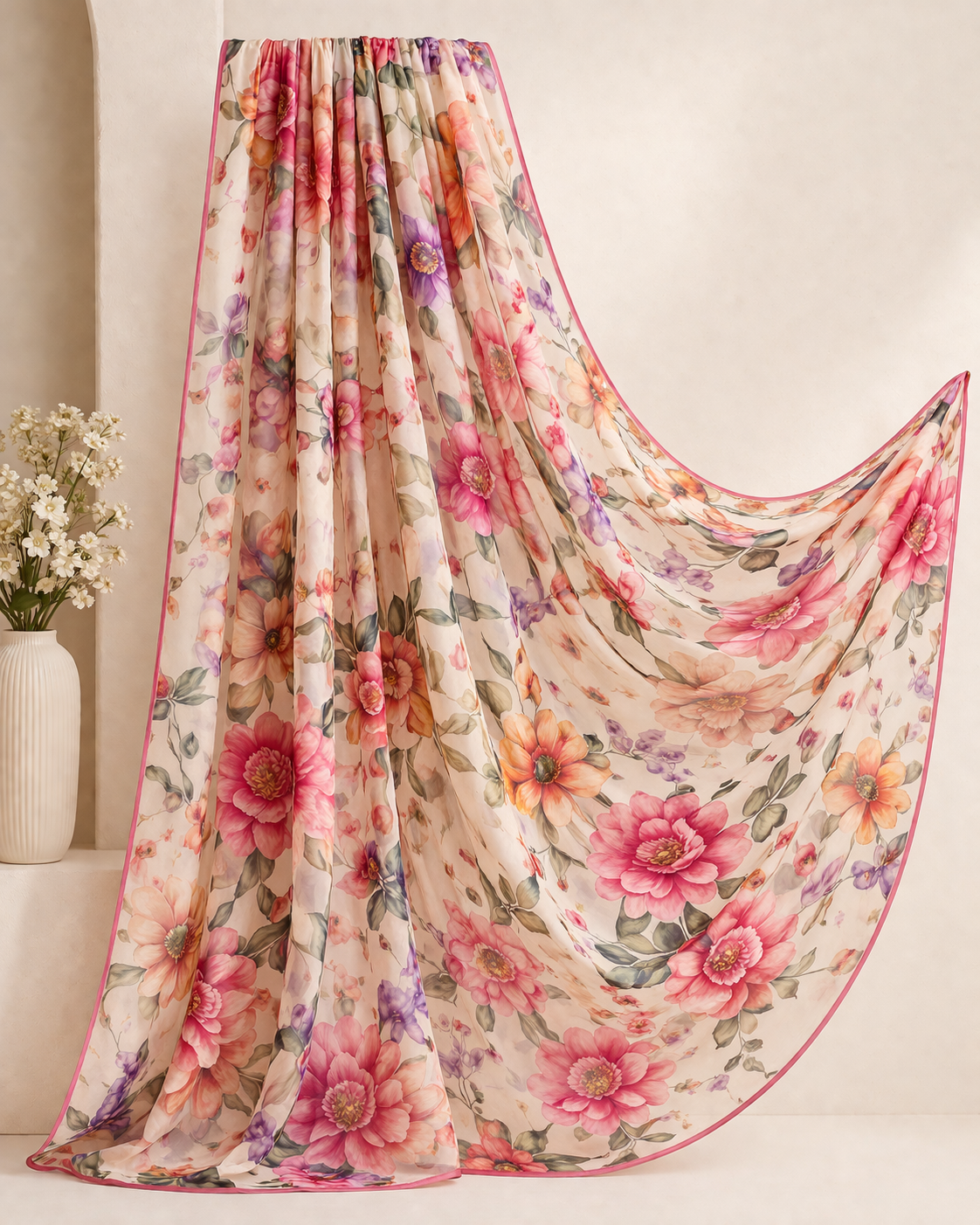 Printed Floral Duppatta