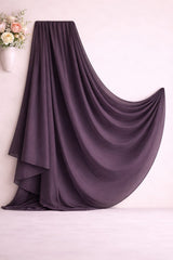 Midnight Plum Chiffon Duppatta