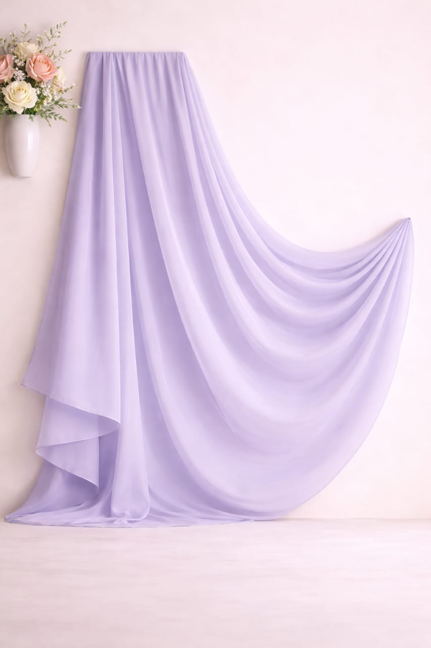 Iced Lilar Chiffon Duppatta