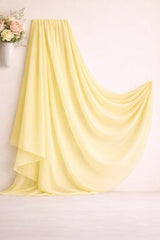 Frosted Lemon Chiffon Duppatta