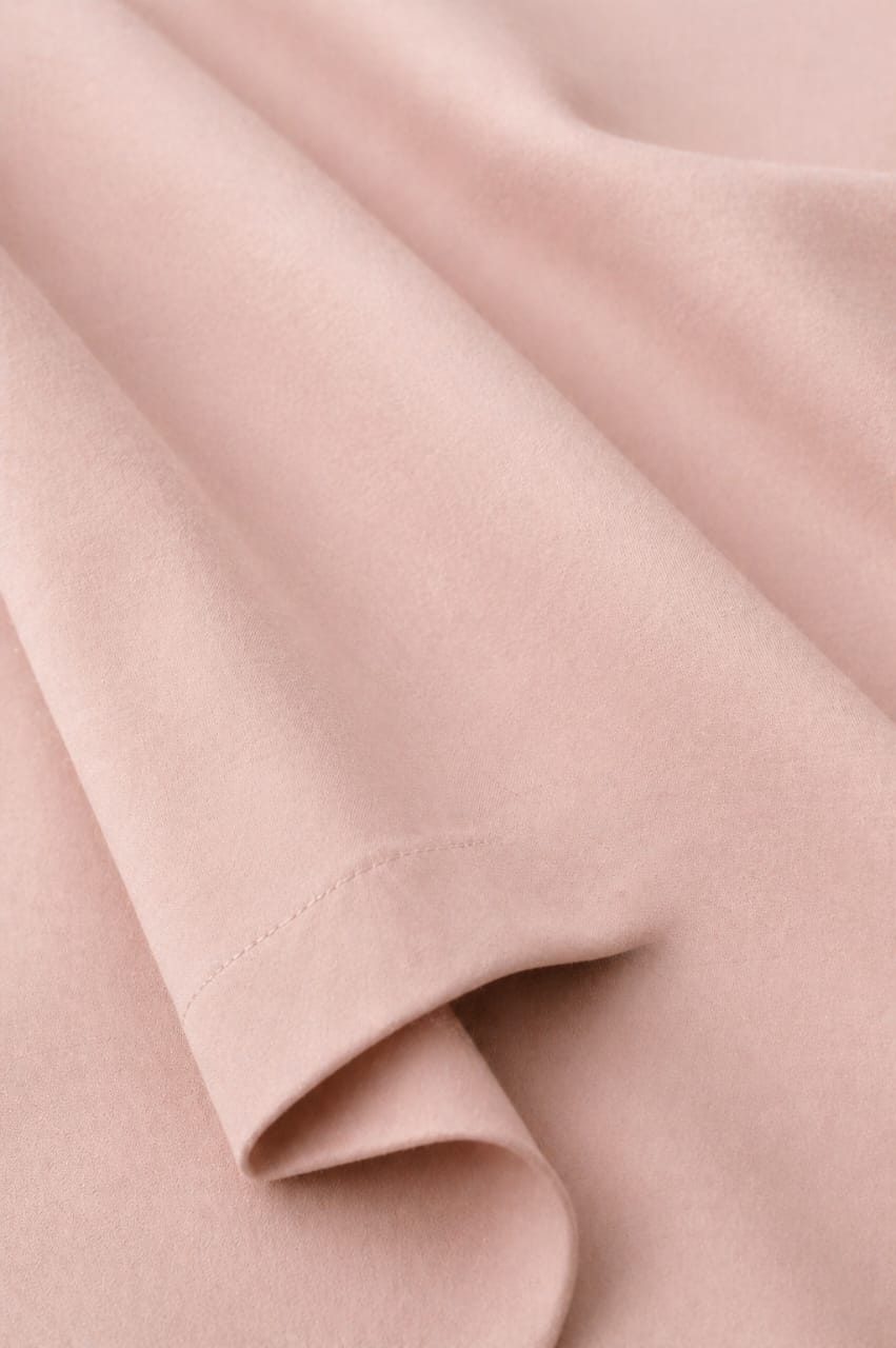 Atelier Ease – Relaxed Premium Cotton Co-Ord Set (RTW | Summer Drop 06)– Peach Nectar Pink