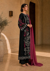 Mehrunisa – Noir Fuchsia l RTW I 3PC-Embroidered I Drop07)