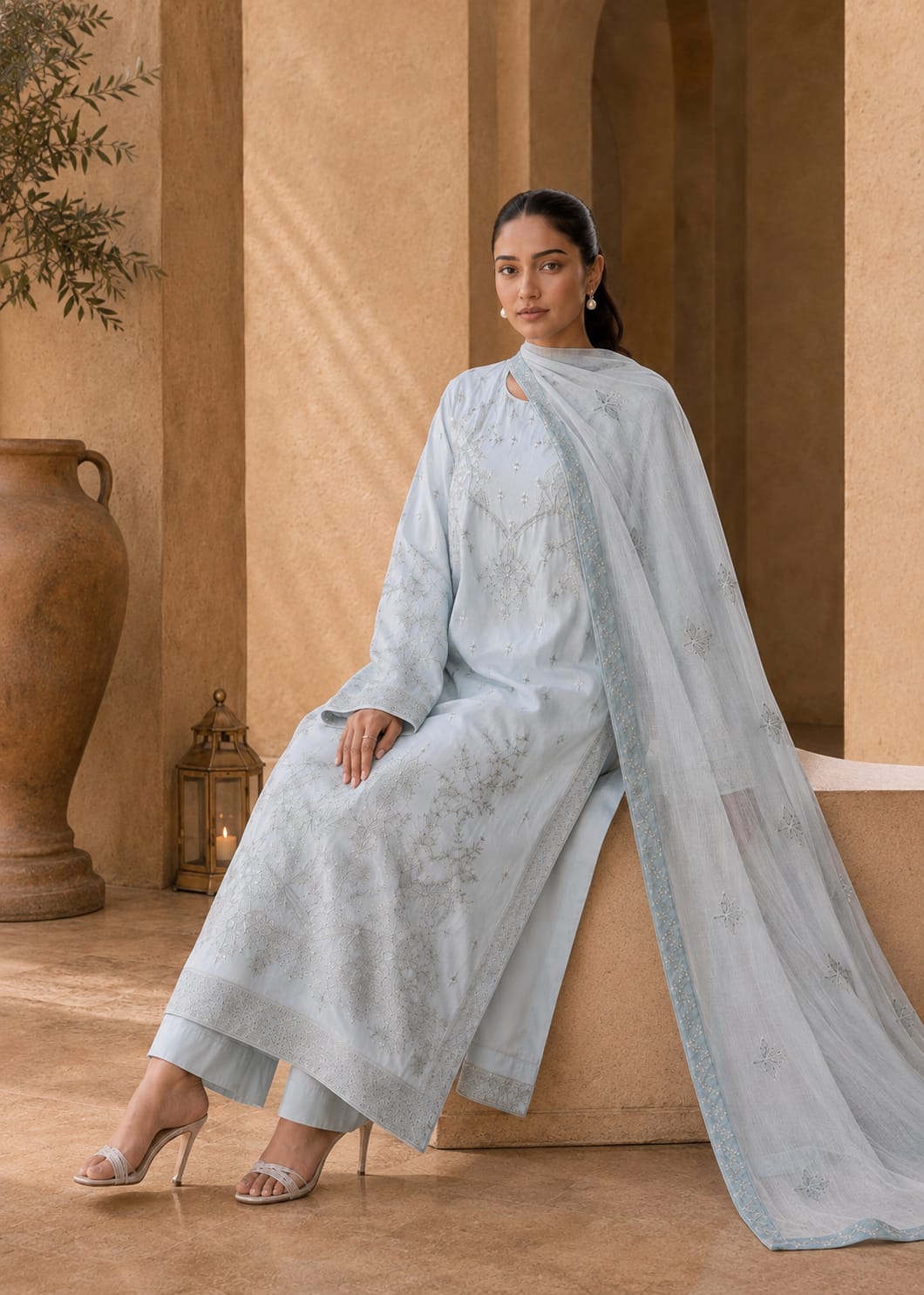 Aurelia – Blue Mist l RTW I 3PC-Embroidered I Drop07)
