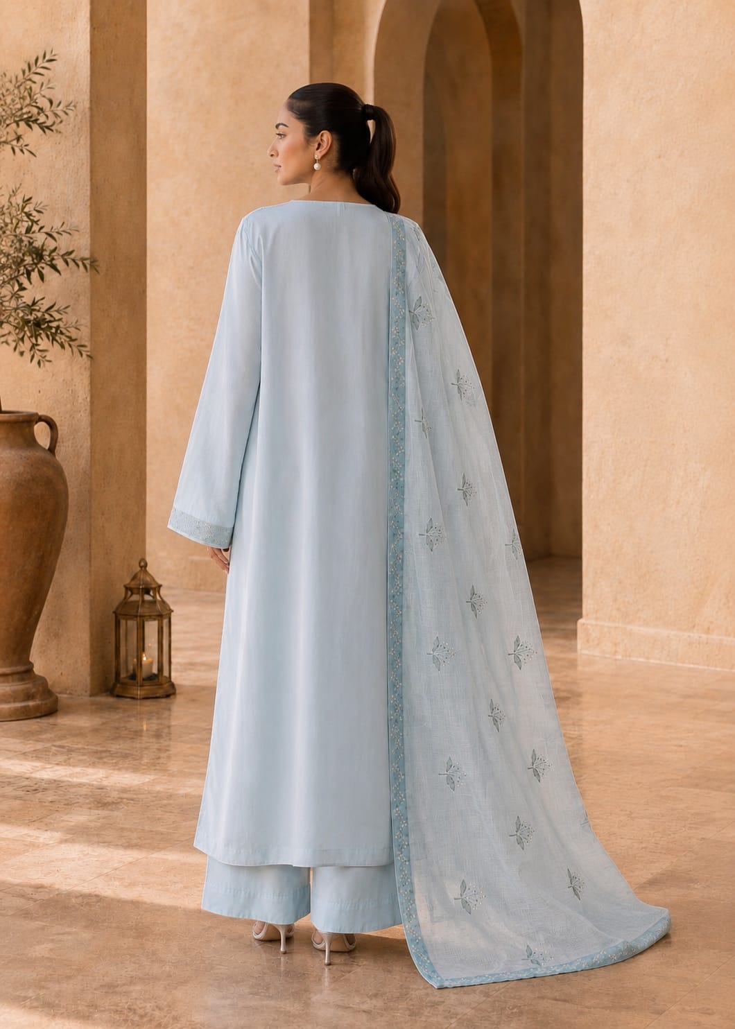 Aurelia – Blue Mist l RTW I 3PC-Embroidered I Drop07)