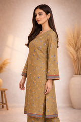 Olive Wild Petals Printed Lawn Suit – Summer Edit '26
