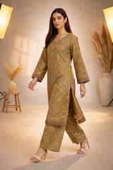 Olive Wild Petals Printed Lawn Suit – Summer Edit '26