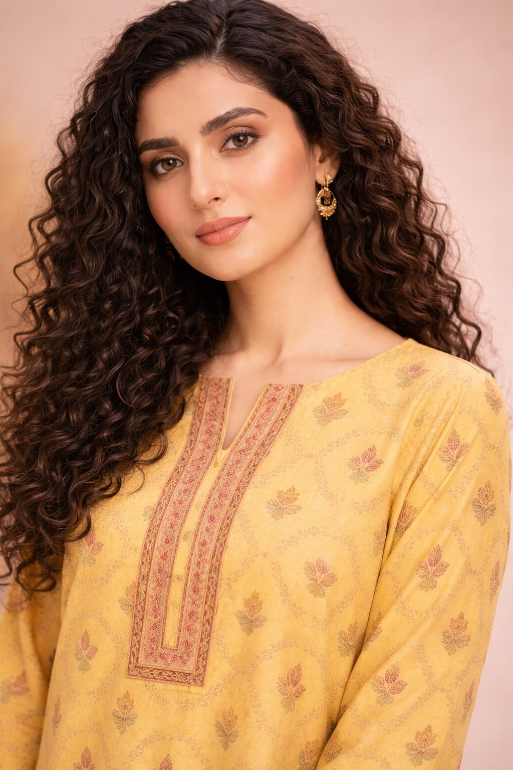 Soft Yellow Wild Petals Printed Lawn Suit – Summer Edit '26
