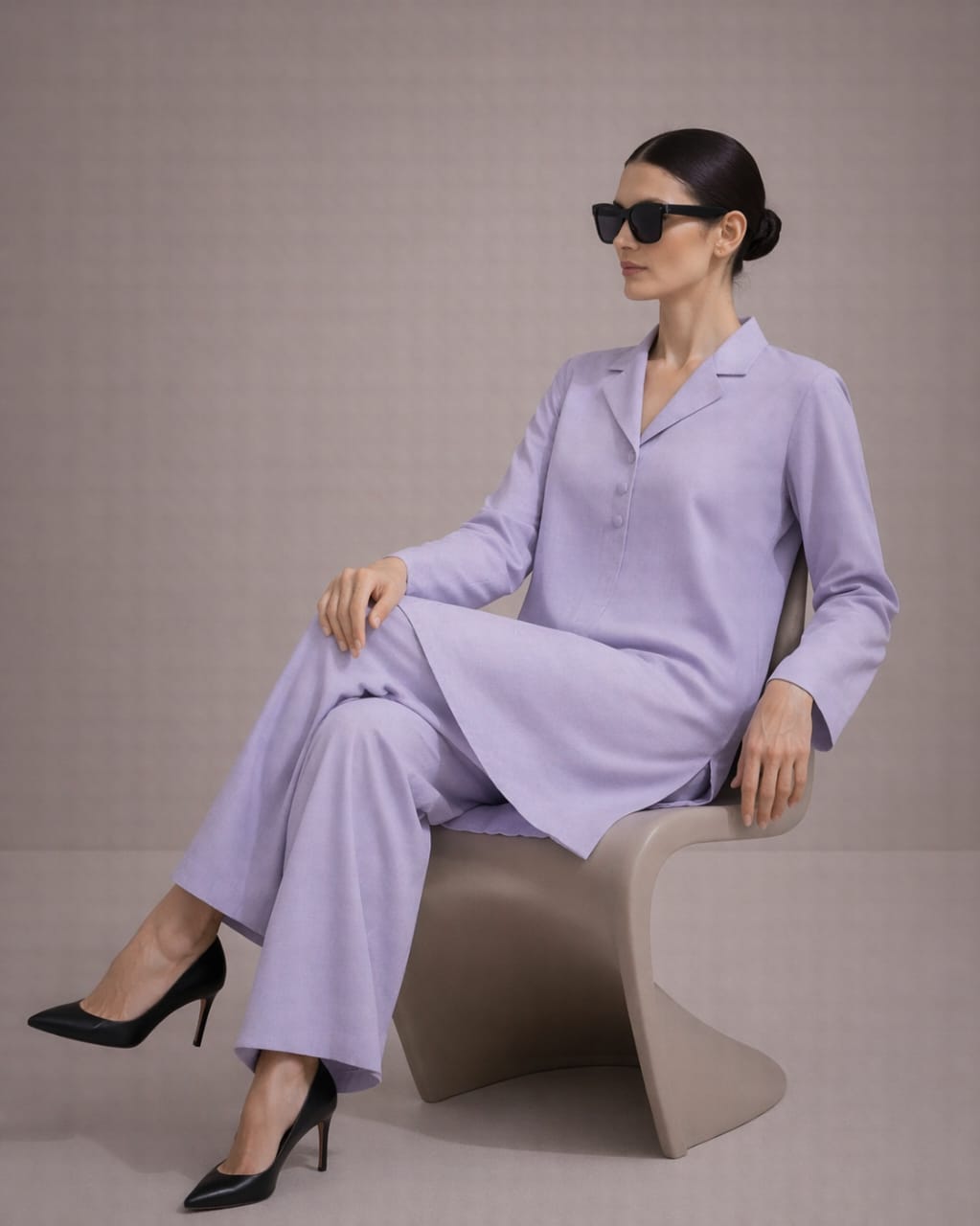 Elegant Women – Lavender Mist 2PC Premium Cotton Set (RTW | Summer Drop 01)