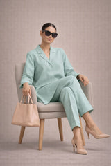 Elegant Women – Sage Mist 2PC Premium Cotton Set (RTW | Summer Drop 01)