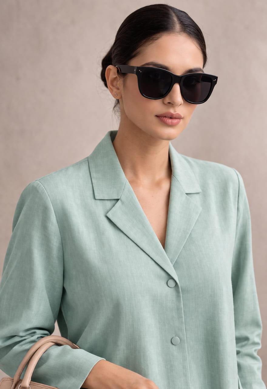 Elegant Women – Sage Mist 2PC Premium Cotton Set (RTW | Summer Drop 01)
