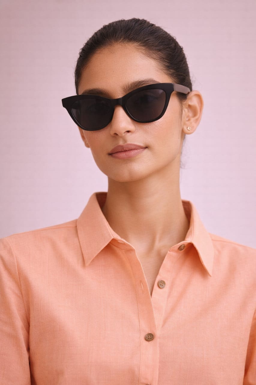 Elegant Women – Peach Nectar 2PC Premium Cotton Set (RTW | Summer Drop 02)