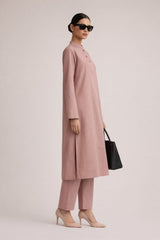 Elegant Women – Powdered Rose 2PC Premium Cotton Set (RTW | Summer Drop 03)