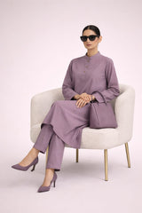 Elegant Women –Mauve Dust 2PC Premium Cotton Set (RTW | Summer Drop 03)