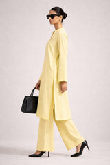 Elegant Women – Frosted Lemon Premium Cotton 2PC Set-RTW | DROP-04