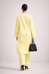 Elegant Women – Frosted Lemon Premium Cotton 2PC Set-RTW | DROP-04