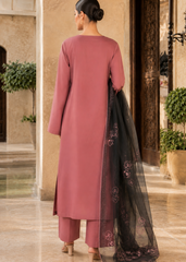 Zareen – Rosewood l RTW I 3PC-Embroidered I Drop07)