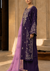 Amara – Royal Aubergine l RTW I 3PC-Embroidered I Drop07)
